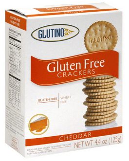 Glutino Cheddar Crackers (6×4.4OZ )