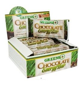 Greens Plus Energy Bar Chocolate (12×2.08OZ )