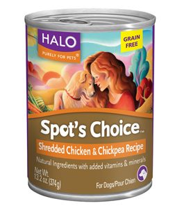 Halo Chicken Wet Dog Food (12×13.2OZ )