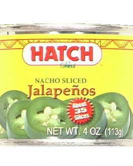 Hatch Farms, Inc. Sliced Jalapenos (12x4OZ )