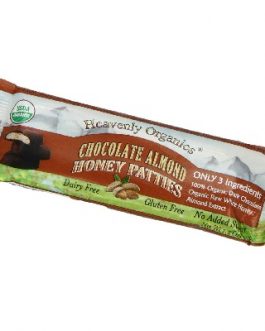 Heavenly Organics Chocolate Almond Honey Patty (16×1.2OZ )