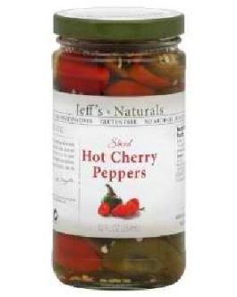 Jeff’s Naturals Hot Chry PprsSliced (6x12OZ )