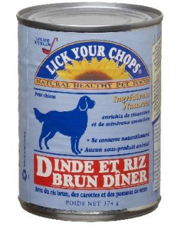 Lick Your Chops Turkey & Rice Dog (12×13.2OZ )