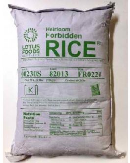 Lotus Foods Frbdn Rice Chna Black (1x22LB )