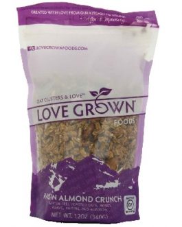 Love Grown Foods Raisin Almond Crunch Granola (6x12OZ )