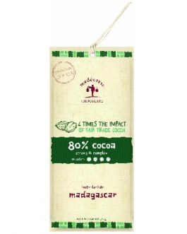 Madecasse Eating Br 80% Cocoa (12×2.64OZ )