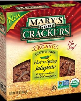 Mary’s Gone Crackers Jalep Crackers (12×5.5OZ )