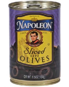 Napoleon Co. Sliced Black Olives (12×6.5OZ )