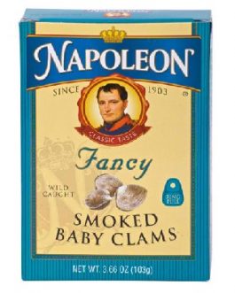 Napoleon Co. Baby Clams Smoked (1×3.66OZ )