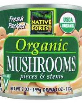 Native Forest Mushrooms Pieces/Stems (12x7OZ )