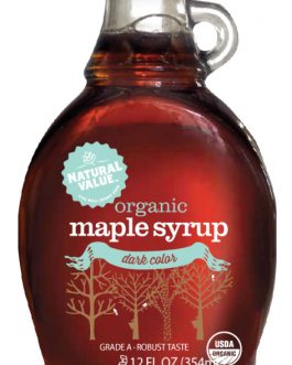 Natural Value “A” Organic Maple Syrup (12x12OZ )