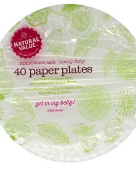 Natural Value Rcy Paper Plate 9 In (24x40CNT )