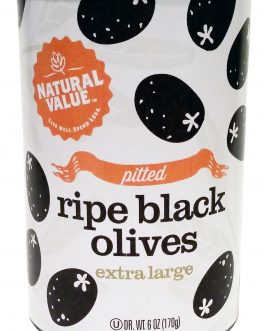 Natural Value Extra Lg Black Olives (24x6OZ )