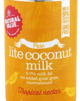 Natural Value Lite Coconut Milk (12×13.5OZ )