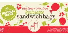 Natural Value Sandwich Bags (12x50CNT )