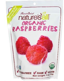 Nature’s All Foods Frz Drd Raspberry (12×1.3OZ )