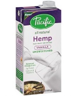 Pacific Natural Foods Hemp Milk Un Sweet Van (12x32OZ )