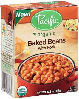 Pacific Natural Foods Bkd Beans W/Pork (12×13.6OZ )