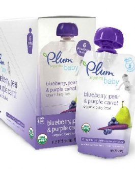 Plum Organics Blu/Pear/C (6x4OZ )