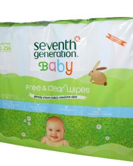 Seventh Generation F&C Baby Wipe Refil (3×256 CT)