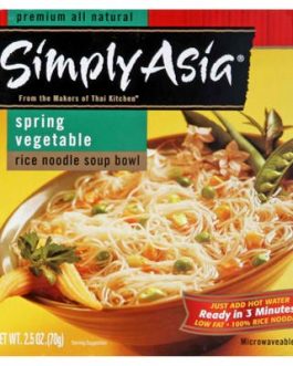 Simply Asia Spring Veg Rice Noodle (6×2.5OZ )