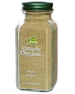 Simply Organic White Pepper (6×2.86OZ )