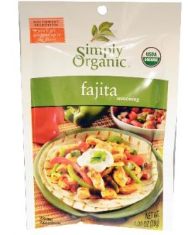 Simply Organic Fajita Seasoning (12x1OZ )