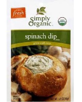 Simply Organic Spinach Dip Mix (12×1.41OZ )