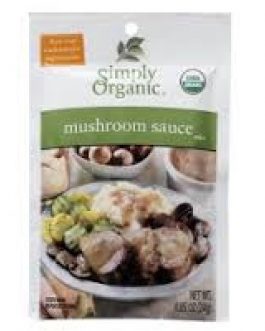 Simply Organic Mushroom Sauce (12×0.85OZ )