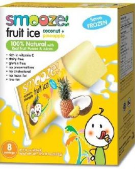 Smooze Fruit Ice Cnut/Pineap (12×17.6OZ )