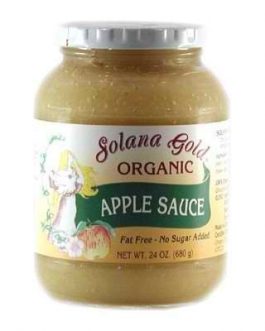 Solana Gold Organics Apple Sauce (12x24OZ )