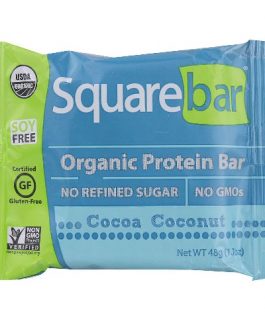 Squarebar Chocolate Coconut Bar (12×1.7OZ )