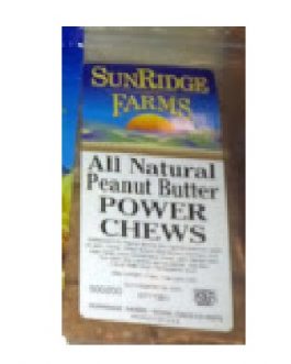 Sunridge Farms PButter Power Chews (1x10LB )