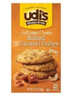 Udi’s Gluten Free Seaslt Caramel Cshw Cookie (6×9.17OZ )