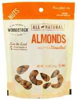 Woodstock Roasted N/S Almonds (8×7.5OZ )