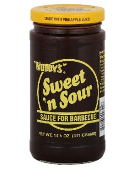 Woodys Sweet N Smoky Sauce (6×14.5OZ )