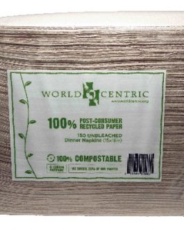 World Centric Dinner Napkins 2Ply (20×150 CT)