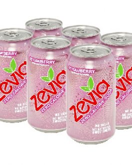 Zevia Nat Straw Soda (4x6Pack )