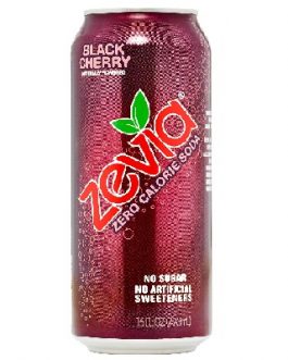 Zevia Nat Black Chry Soda (12x16OZ )