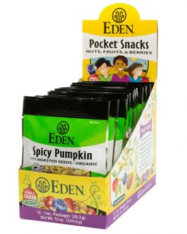 Eden Foods Seeds, Pumpkin, Spicy (12×1 OZ)