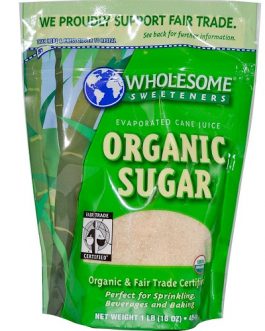 Wholesome Sweeteners Fair Trade Evap Cane Sugar (6×64 Oz)