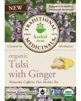 Traditional Medicinals Tulsi With Ginger  (6×16 BAG )