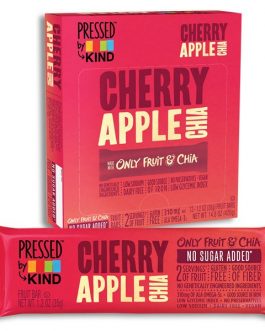 Kind Pressed Cherry Apple Chia Bar  (12×1.2 OZ)