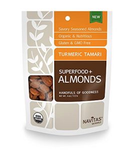 Navitas Naturals Organic Turmeric Tamari Almonds (12×4 OZ)