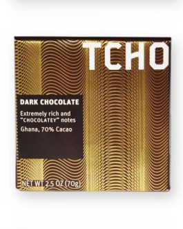 Tcho Dark Chocolate BAR 70%  (12×2.5 OZ)