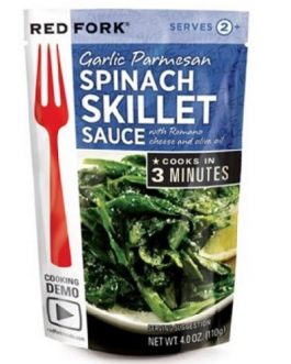 Red Fork Garlic Parmesan Spinach Skillet Sauce (8X4 OZ)