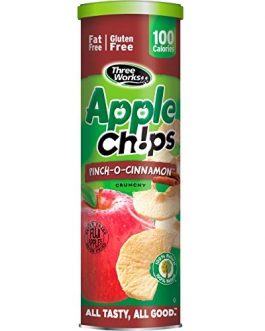 ThreeWorks Pinch of Cinnamon Apple Chips (12×1.76 OZ)