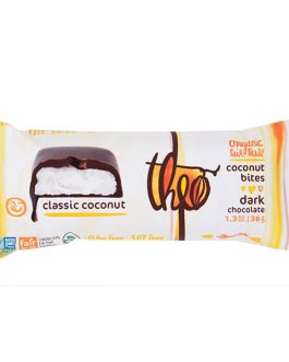 Theo Chocolate Coconut Bites Classic Dark (12×1.3 OZ)