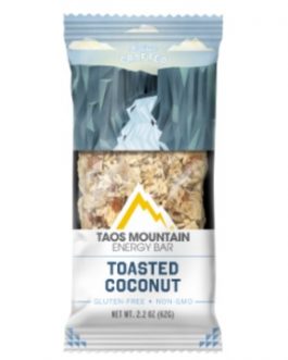 Taos Mountain Energy Bar Toasted Coconut (12×2.2 OZ)