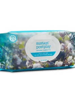 Sustain Post Play Natural Wipes (1×48 Ct)